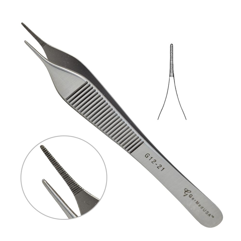 Adson Tweezer Tissue Forceps Straight Tip 12cm