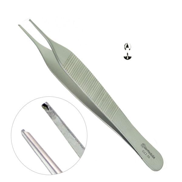 Adson Tweezer Tissue Forceps Straight 1X2 12cm
