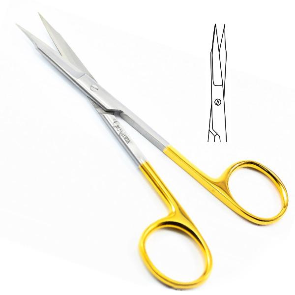 Goldman Fox Gum Scissors 5" Straight Tungsten Carbide
