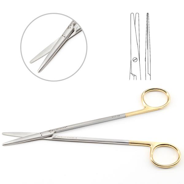 Metzenbaum Gum Scissors 14cm (5 1/2") Straight TC Insert Jaws