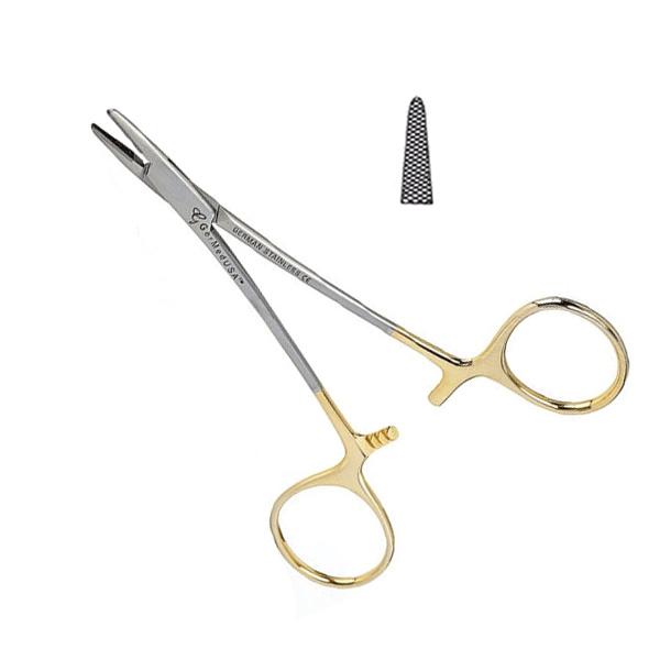 Baumgartner Needle Holders Serrated 5" Tungsten Carbide