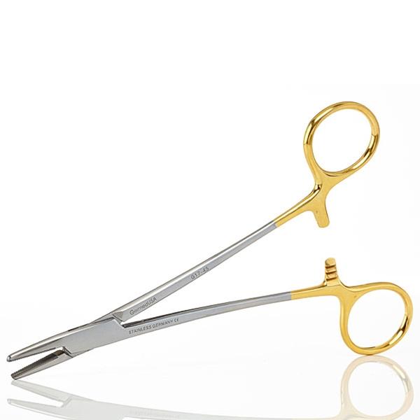 Mayo Hegar Needle Holder Curved 20cm Tungsten Carbide