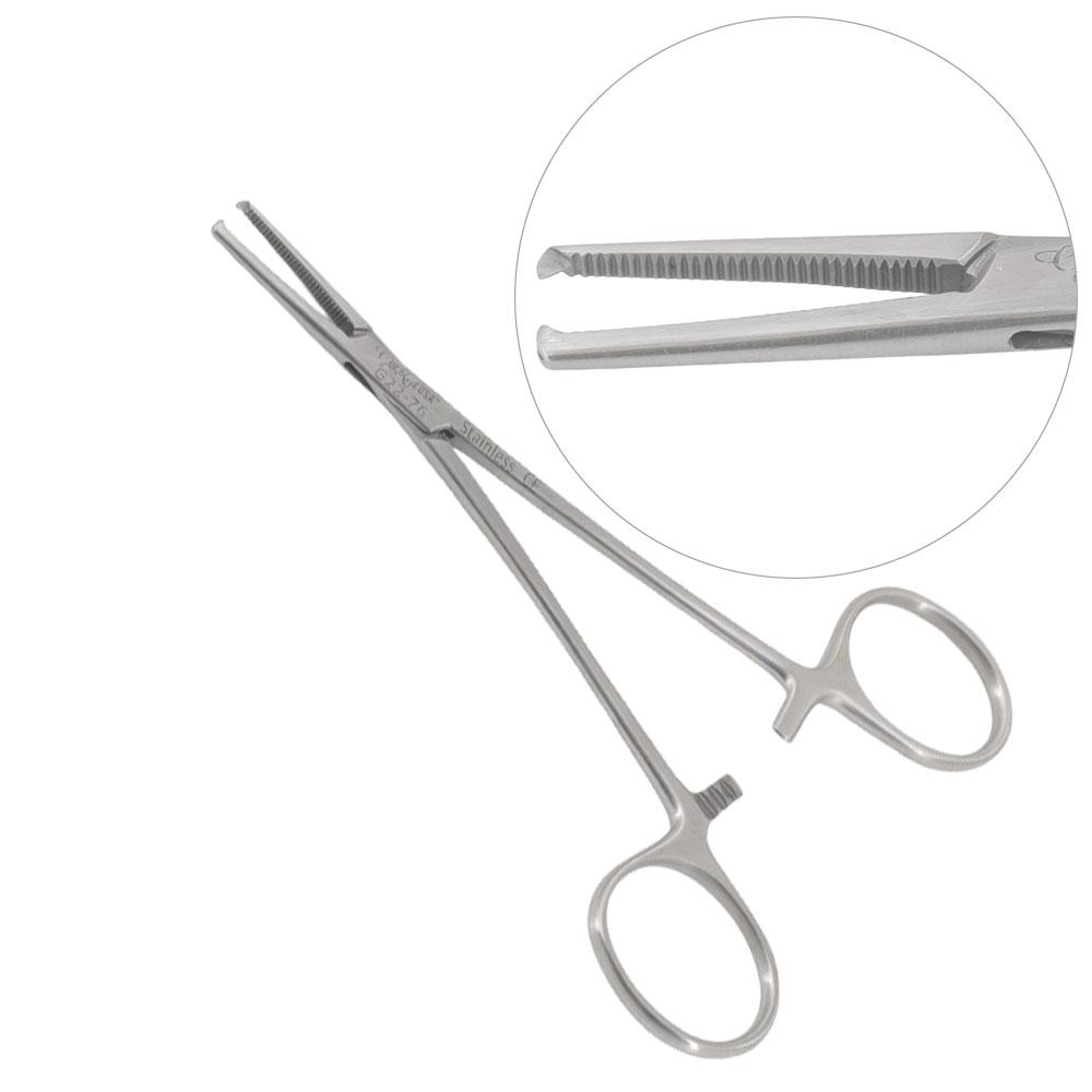 Halstead Mosquito Forceps 1x2 Teeth, 5" Straight