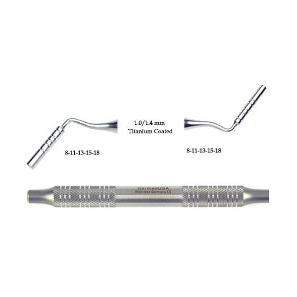 Implant Graft Packer Coated 1.0/1.4mm 8-11-13-15-18
