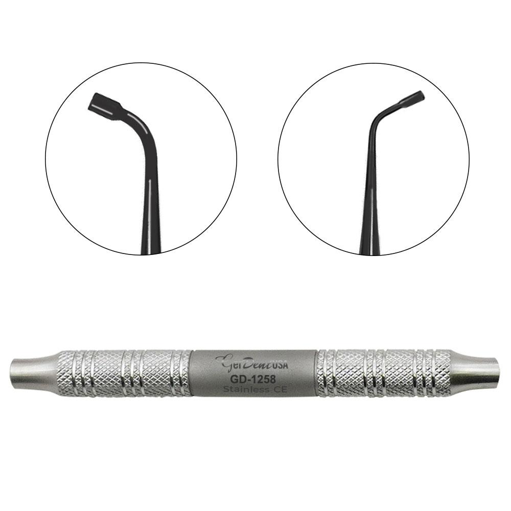 PLG 154 English Pattern Plugger/Condenser 1.4mm/2.4mm Serrated Coated