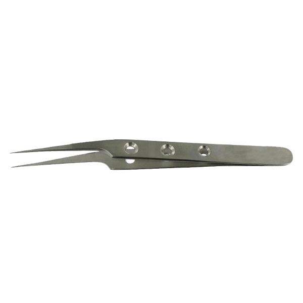 Semken Tissue Forceps 5", 1x2 Teeth Curved Tips