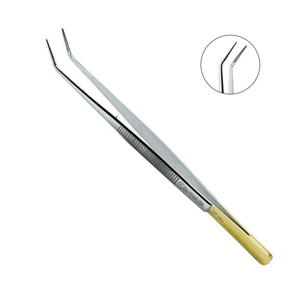 Goldman-Fox Tweezer Tissue Forceps 15cm Right Tip Curve
