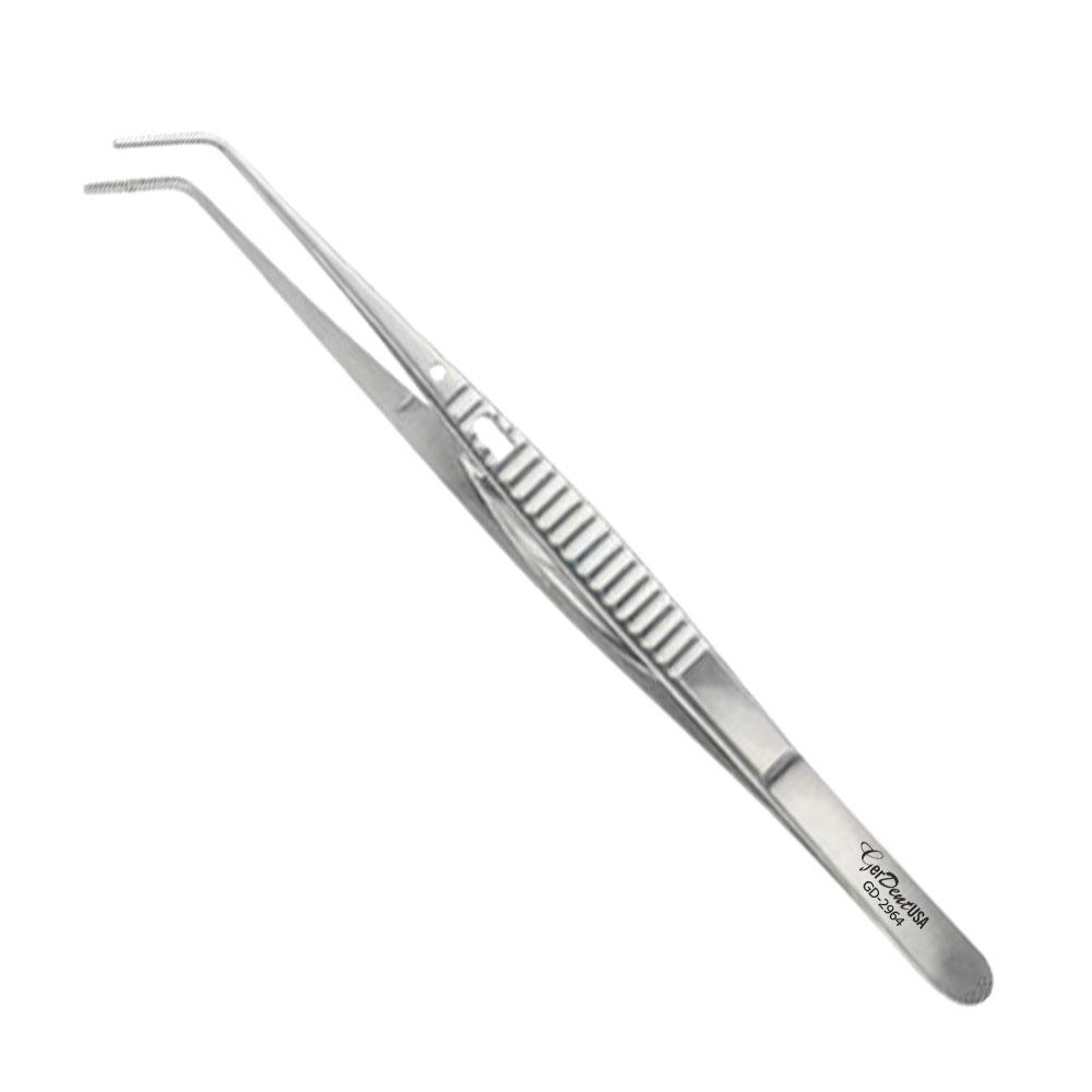 Self Locking Tweezer Tissue Forceps 16cm