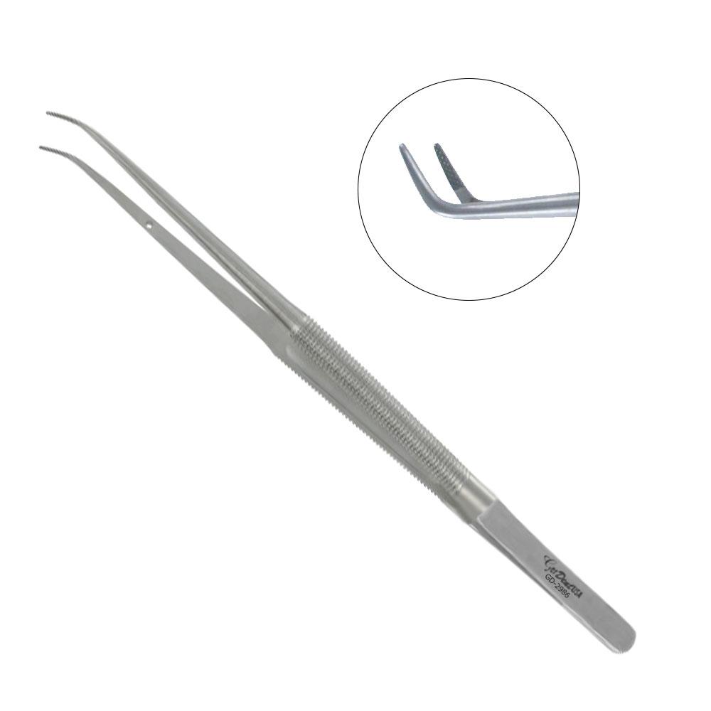 Gerald Delicate Tweezer Tissue Forceps 18cm Curved
