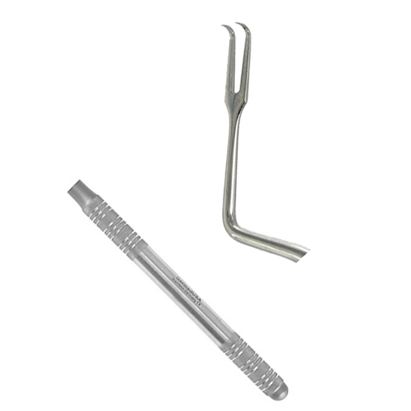 Double Prong Skin Hook TR 28K-Left