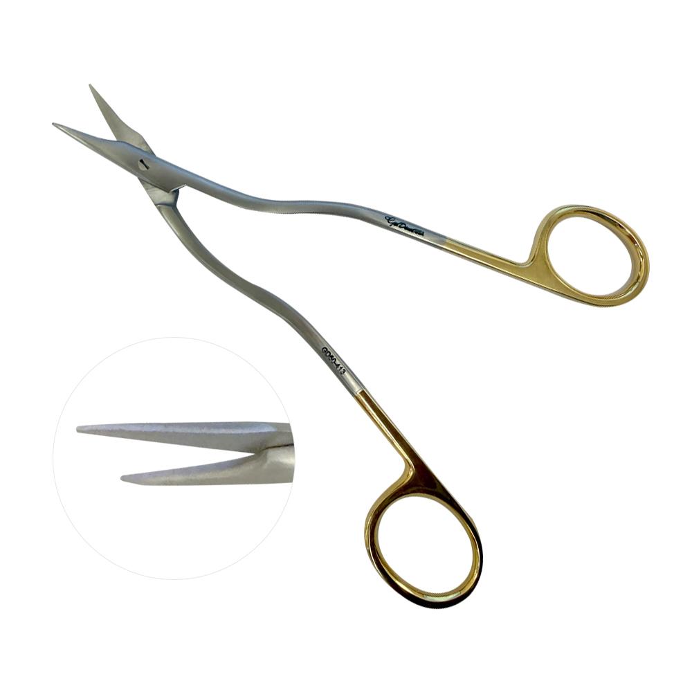 Heath Suture Scissor 6 1/2" Gold Handle