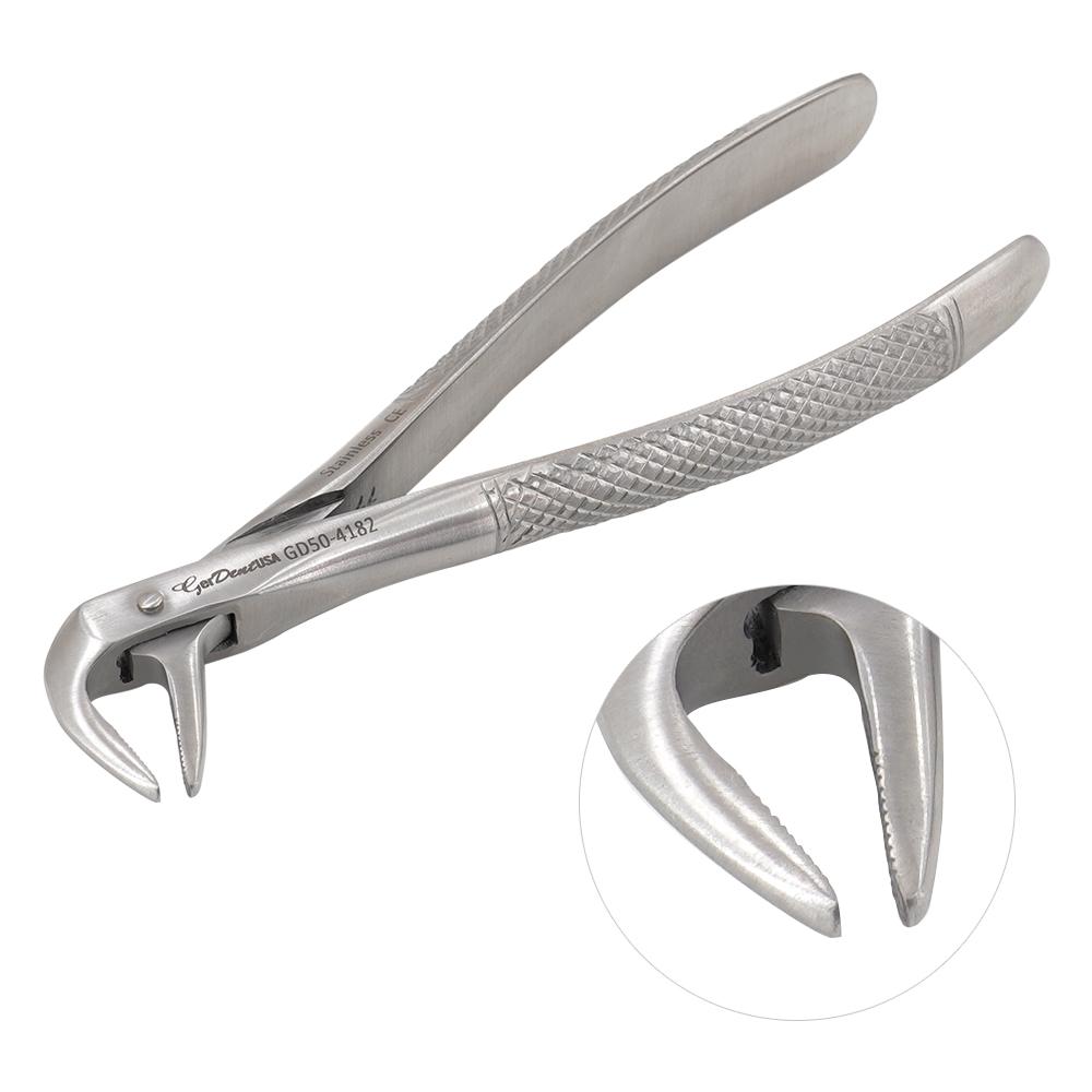 English Extraction Forceps No. 233 Lower Roots, Parallel Beaks