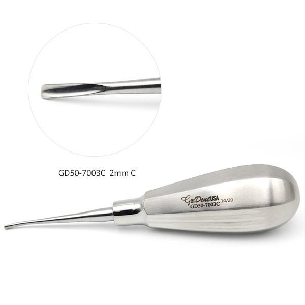 Glux Luxating 2mm Curved, Short Handle