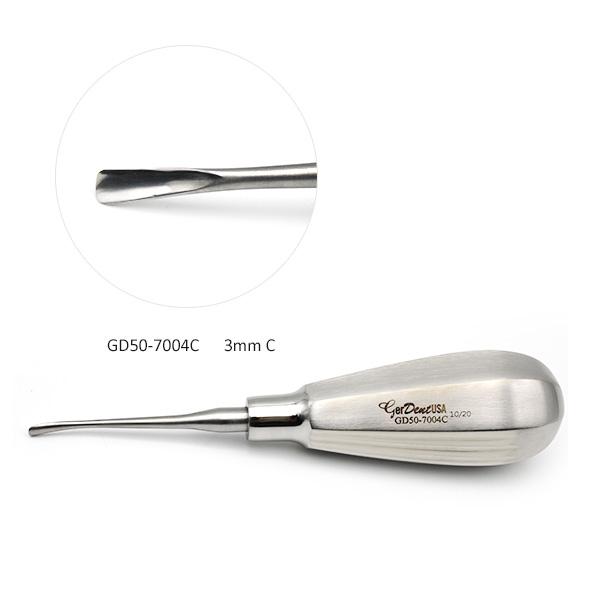 Glux Luxating 3mm Curved, Short Handle