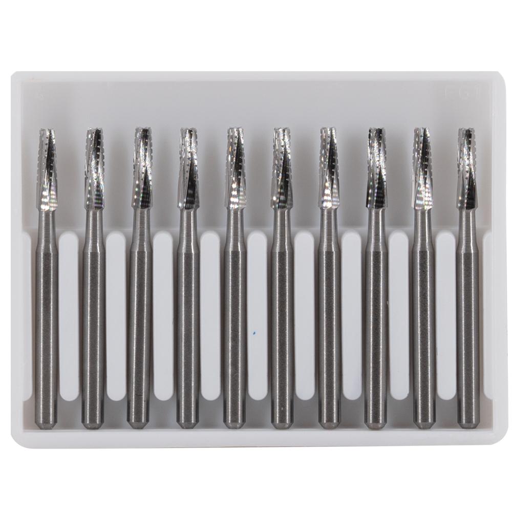 Dental Bur Xcut Fissure Taper 702L 19mm FG (Standard Length) - Pack of 10