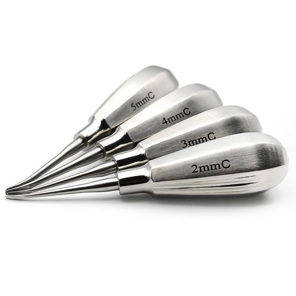 Glux Luxating Curved Short Handle Set of 4
