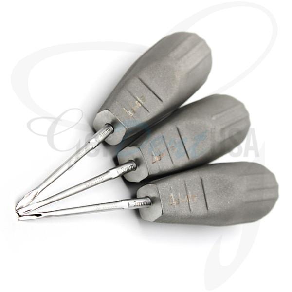 Anglevator Stainless Steel Set Pediatric (Smaller Tips)