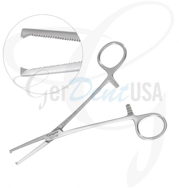 Rochester Ochsner Hemostatic Forceps 1x2 TH 6 1/4" Straight