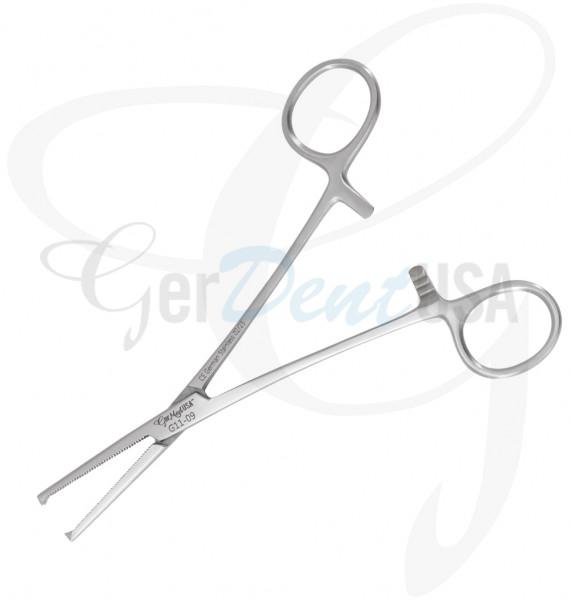 Rochester Ochsner Hemostatic Forceps 1x2 TH 6 1/4" Straight