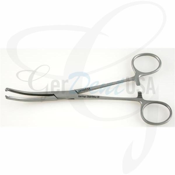 Rochester Ochsner Hemostatic Forceps 1x2 TH 6 1/4" Curved
