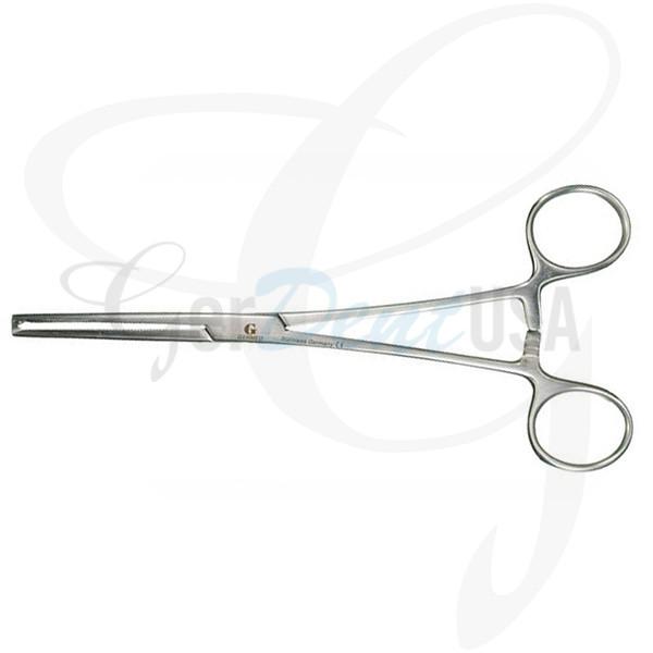 Kocher Hemostatic Forceps 1x2 TH 14cm Straight
