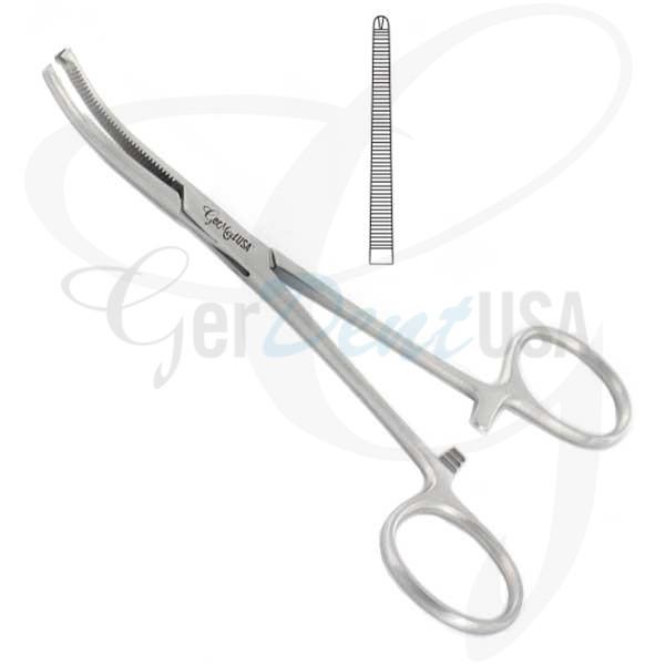 Kocher Hemostatic Forceps 1x2 TH 14cm Straight
