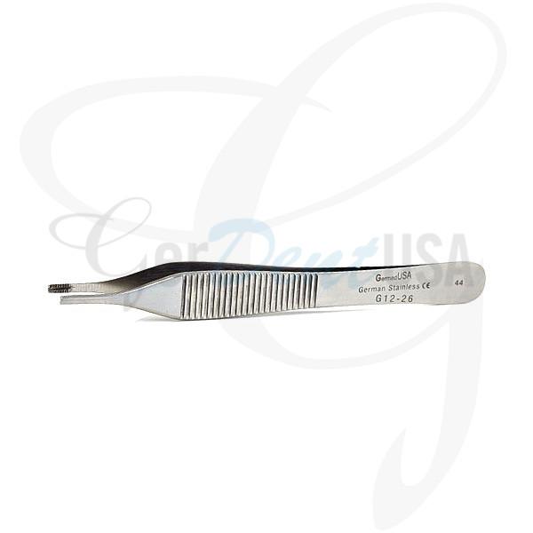 Adson Brown Tissue Forceps 7X7 Teeth 4 3/4"