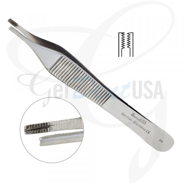 Adson Brown Tissue Forceps 7X7 Teeth 4 3/4"