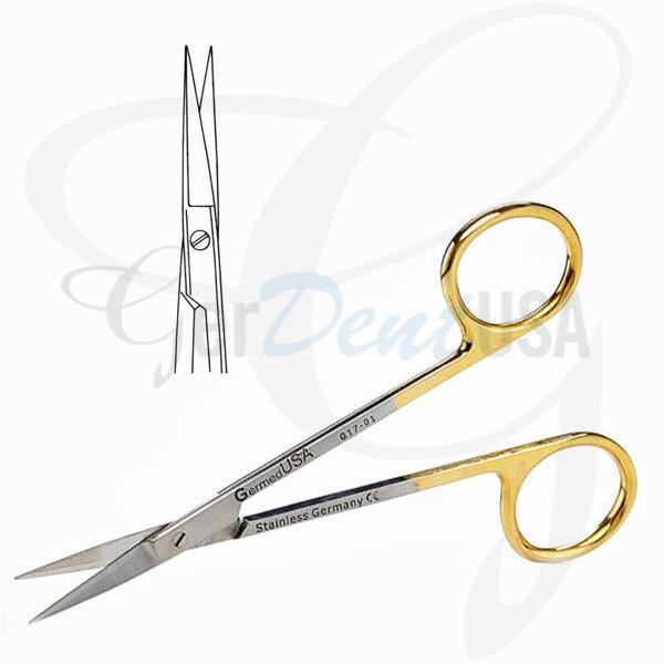 Iris Scissors 11.5cm, Straight TC Insert Jaws