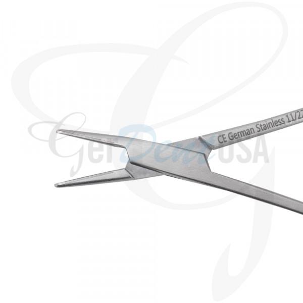 Crile-Wood Needle Holder Curved 15cm TC Insert Jaws