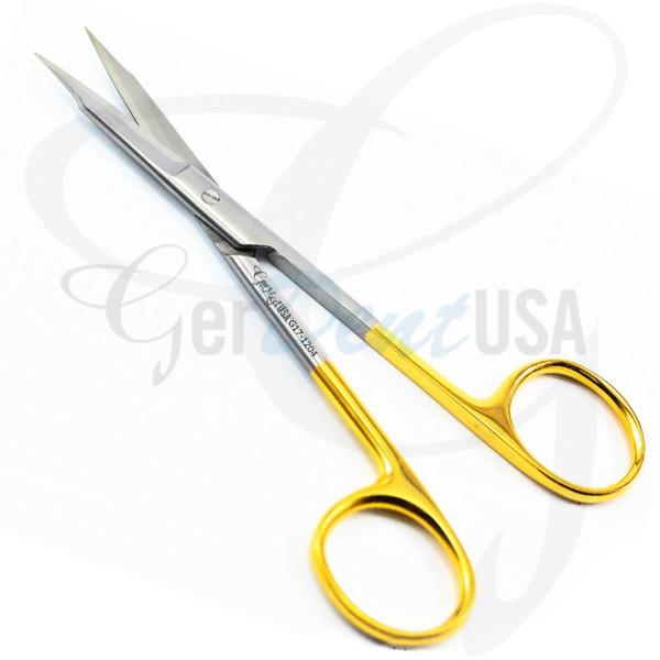 Goldman Fox Gum Scissors 5" Curved Tungsten Carbide