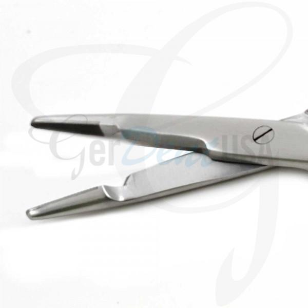 Olsen Hegar Needle Holder Scissors Combination 5 1/2" - Tungsten Carbide Inserts Jaws, Left Handed
