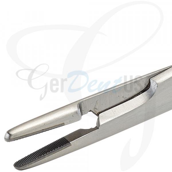 Olsen Hegar Needle Holder Scissors Combination 5 1/2" Serrated - Tungsten Carbide