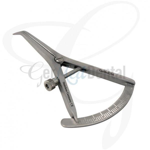 Castroviejo Caliper 8.5cm, Curved