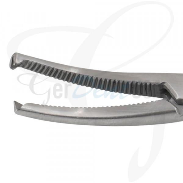 Halstead Mosquito Forceps 1x2 Teeth, 5" Curved