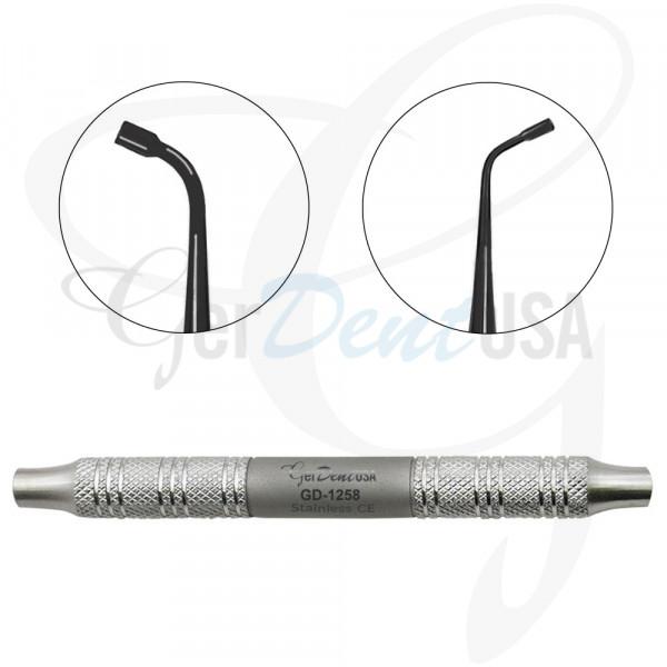 PLG 154 English Pattern Plugger/Condenser 1.4mm/2.4mm Serrated Coated