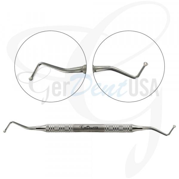 Double Ended English Pattern Excavator EXC-125126, 3.0mm