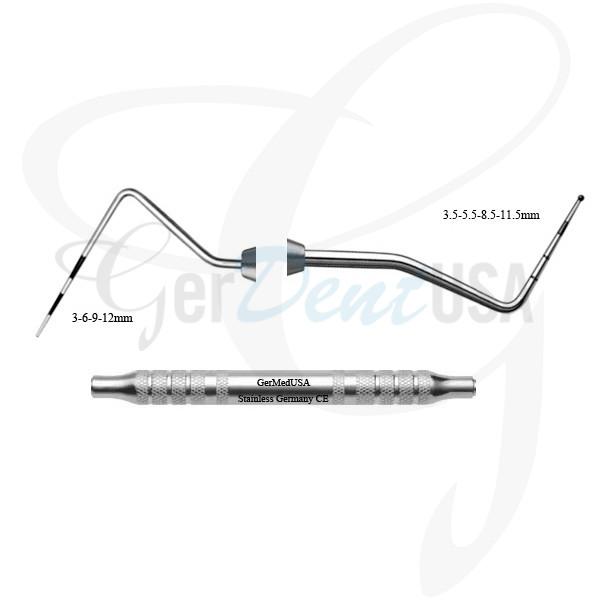 Probe Color Coded CP12/CP11.5B (3-6-9-12/3.5-5.5-8.5-11.5mm)