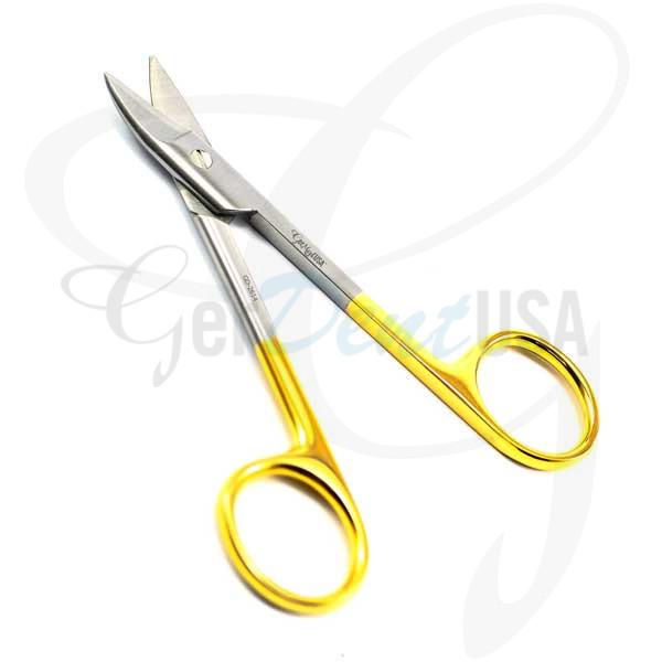 Crown Scissors Pedodontic Curved 11cm Tungsten Carbide
