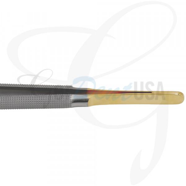 Suture Forceps Curved - Fine Touch Tissue Forceps 14cm - Diamond Dusted