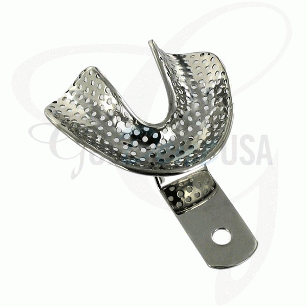 Impression Tray Perforated Denture, Lower XL