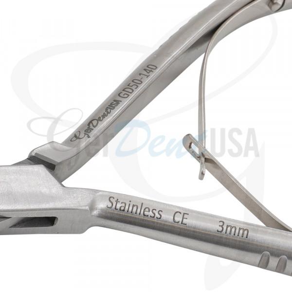 Blumenthal Rongeur 6", 30 Degree, 3mm, Curved Single Action