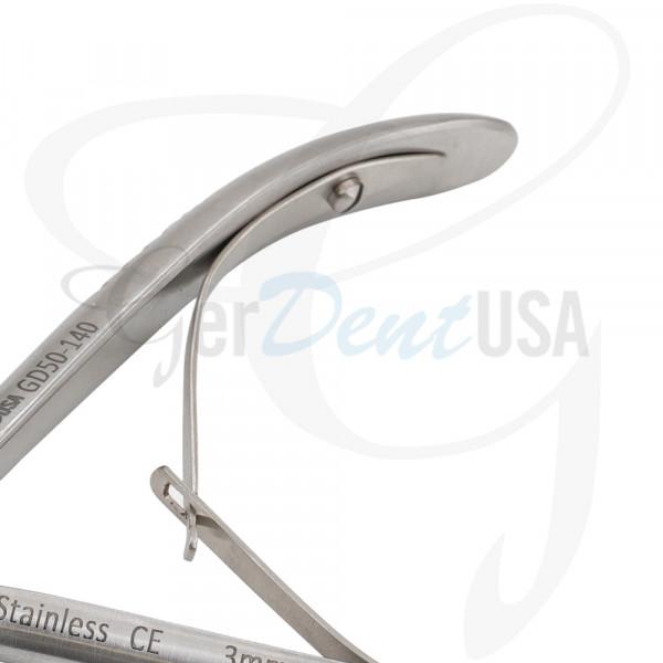 Blumenthal Rongeur 6", 30 Degree, 3mm, Curved Single Action