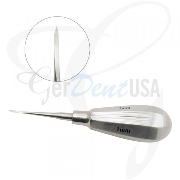 Root Pick 1mm Straight Tip Stubby Handle