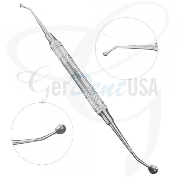 Bone Curettes Molt No. 2/4 Right Double Ended