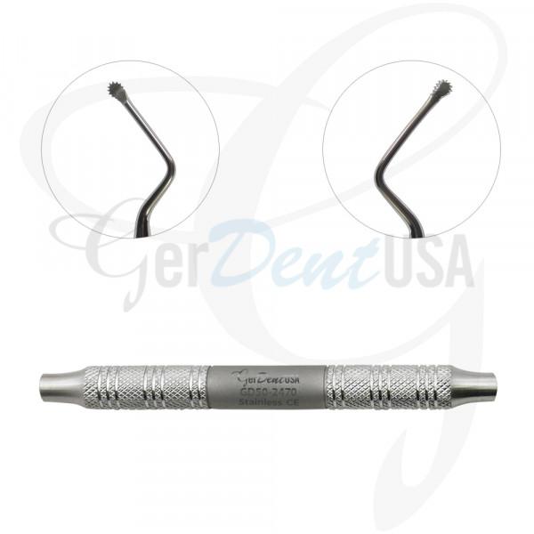 Lucas Surgical Curette 86S, Serrated