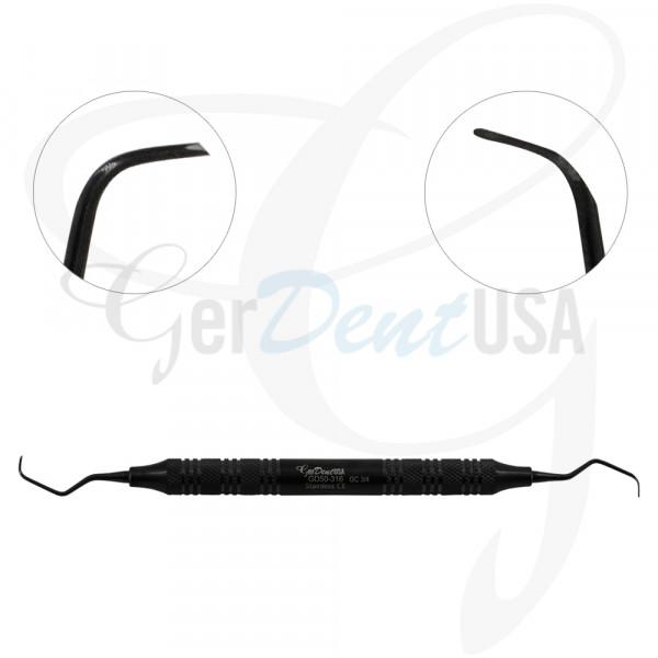 Gracey Deep Pocket Curette 3/4 Black Long