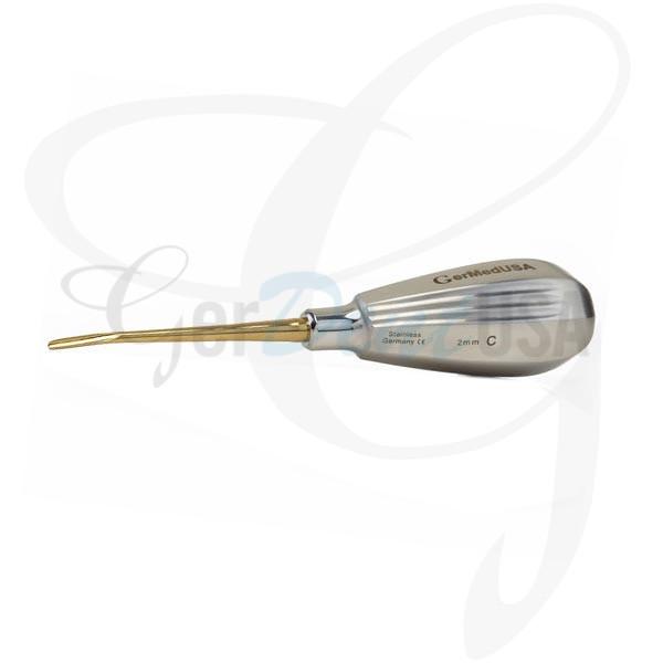 Glux Luxating Curved 2mm Micro Serrated Tip Small Stubby Handle