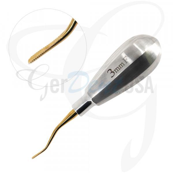 Glux Luxating Forward Angle 3mm Micro Serrated Tip Small Stubby Handle