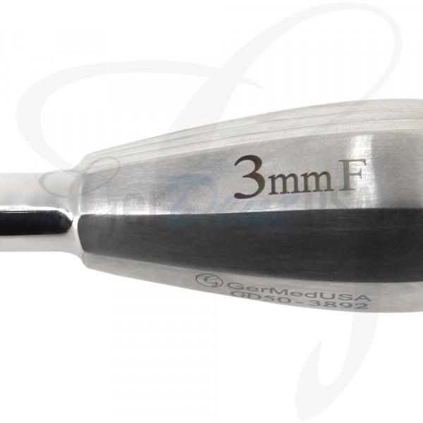 Glux Luxating Forward Angle 3mm Micro Serrated Tip Small Stubby Handle